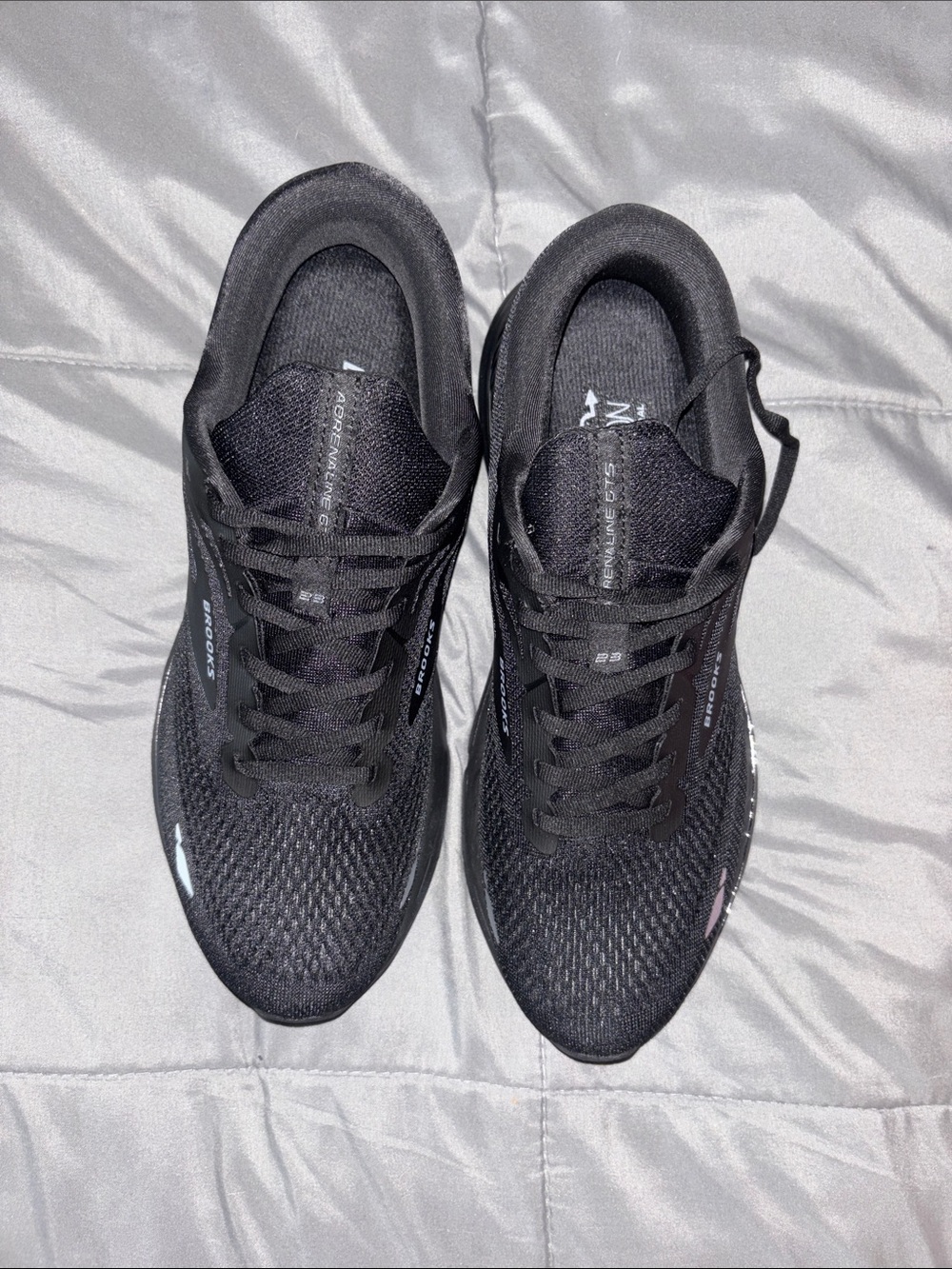 Brooks Adrenaline GTS Men's Running Shoes - Black with Gray Accents - Picture 3 of 6
